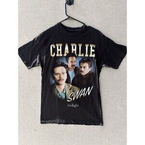 Twilight Charlie Swan Tee Size Medium New No Tags #531